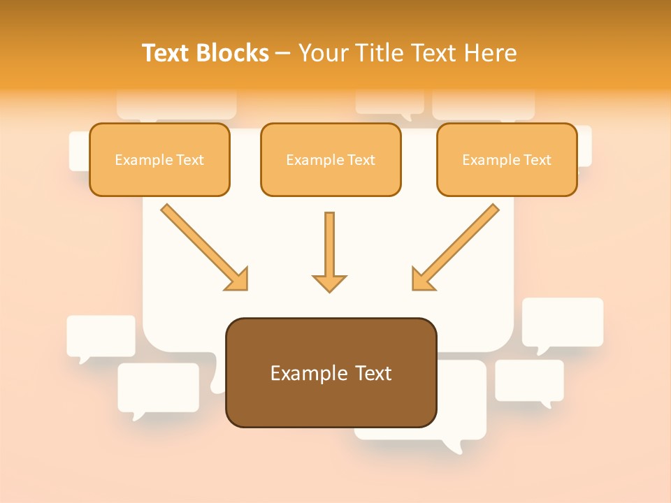 Message Speak Room PowerPoint Template