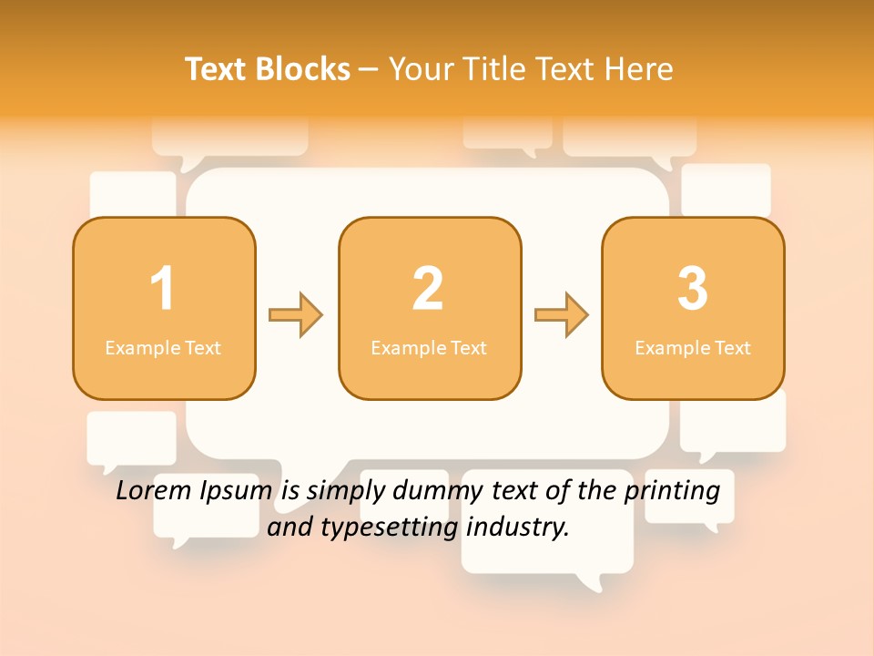 Message Speak Room PowerPoint Template