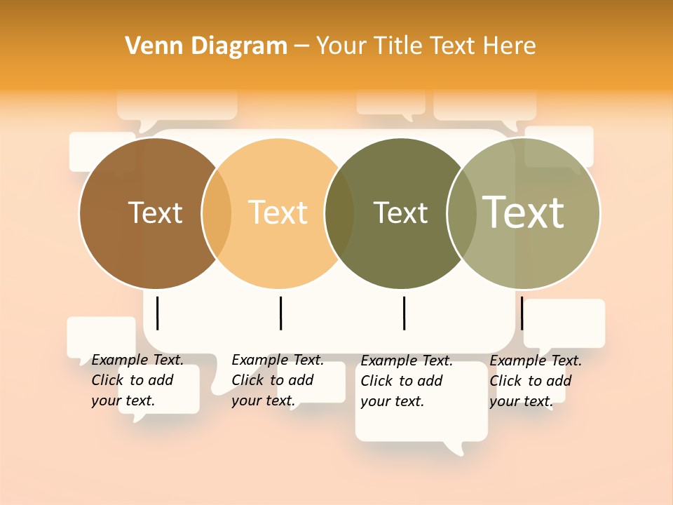 Message Speak Room PowerPoint Template