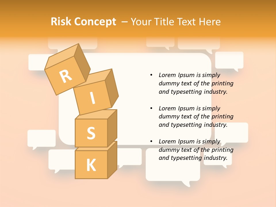 Message Speak Room PowerPoint Template