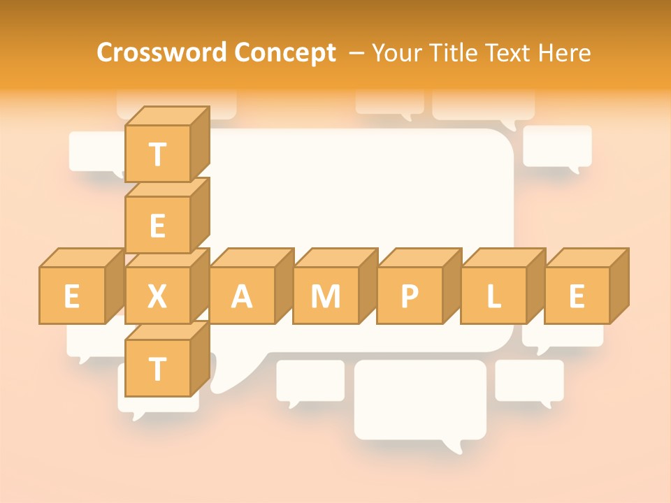 Message Speak Room PowerPoint Template