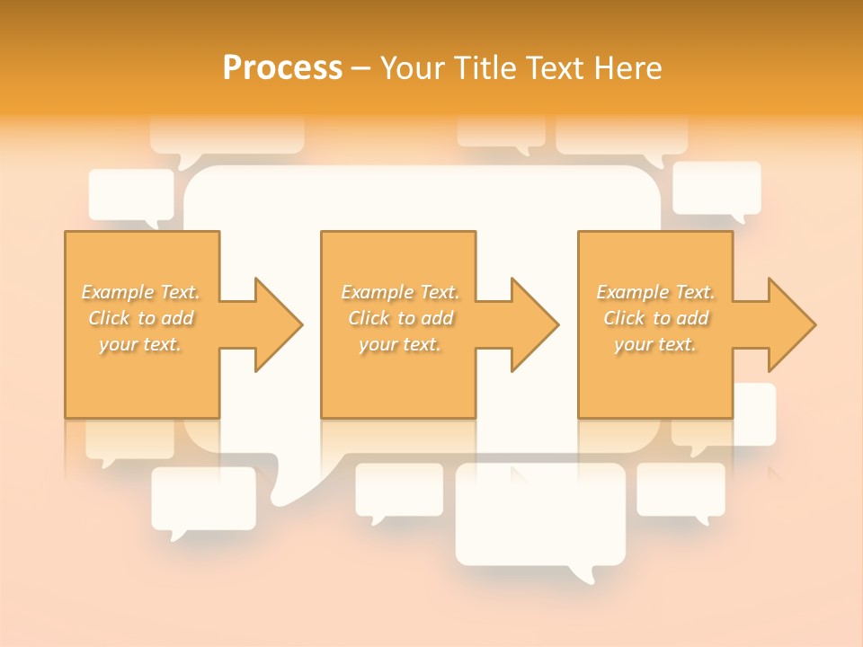 Message Speak Room PowerPoint Template