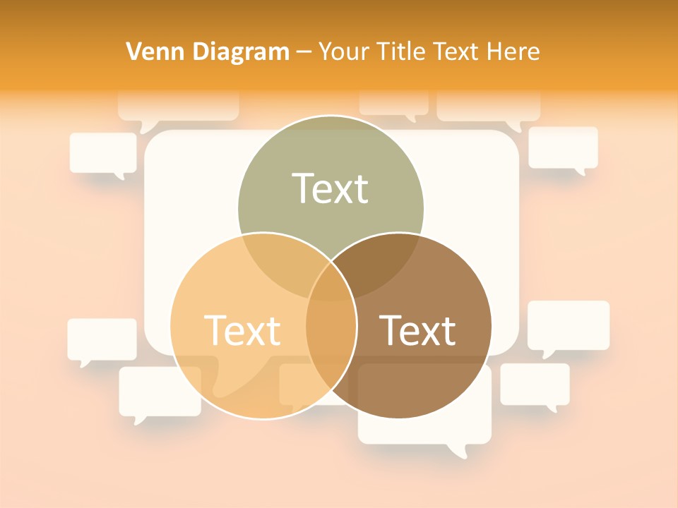 Message Speak Room PowerPoint Template