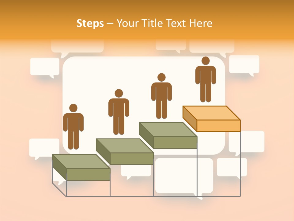 Message Speak Room PowerPoint Template