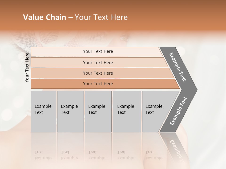 Face Bride Jewelry PowerPoint Template