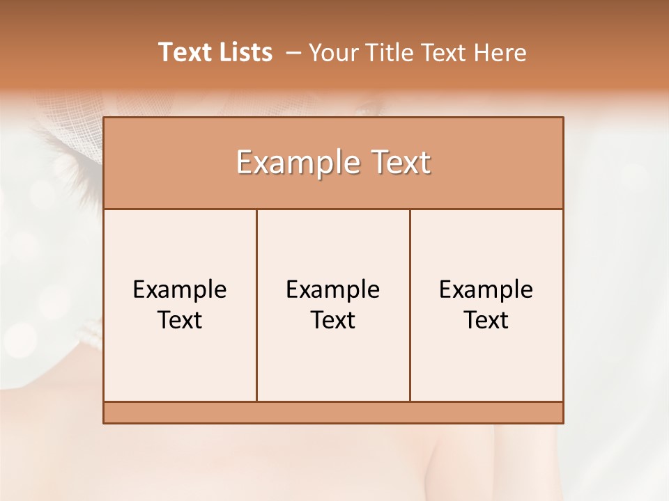 Face Bride Jewelry PowerPoint Template