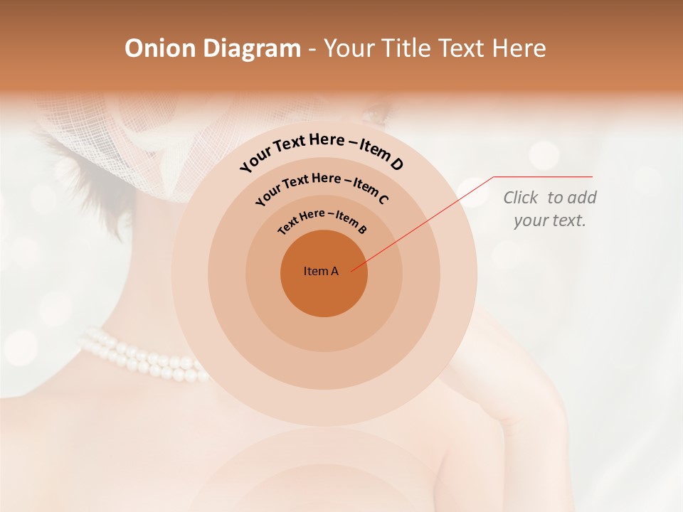 Face Bride Jewelry PowerPoint Template