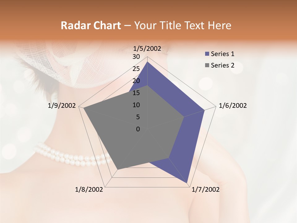 Face Bride Jewelry PowerPoint Template