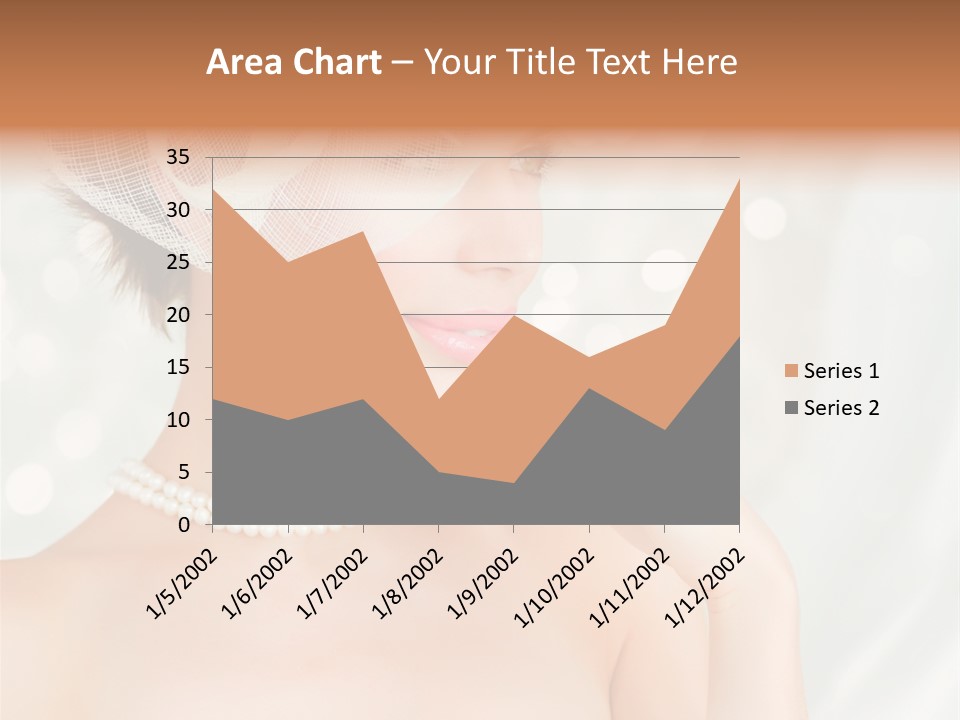 Face Bride Jewelry PowerPoint Template