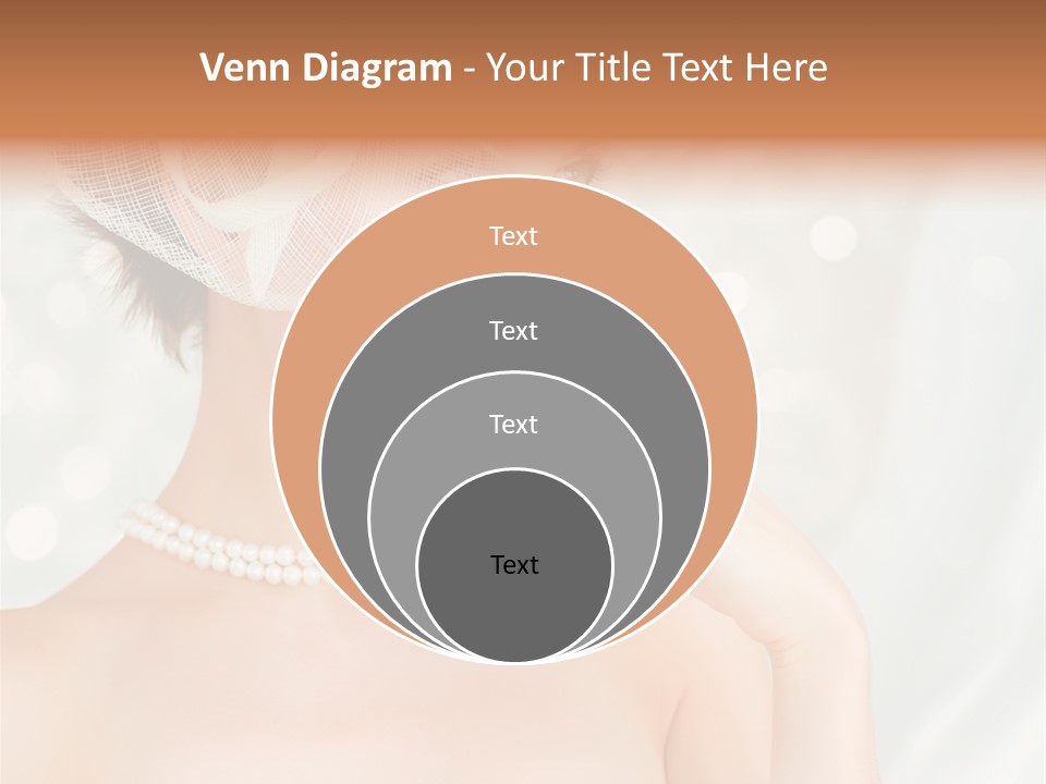 Face Bride Jewelry PowerPoint Template