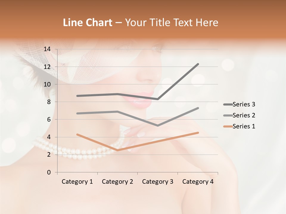 Face Bride Jewelry PowerPoint Template