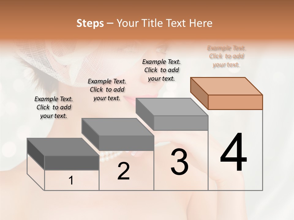 Face Bride Jewelry PowerPoint Template