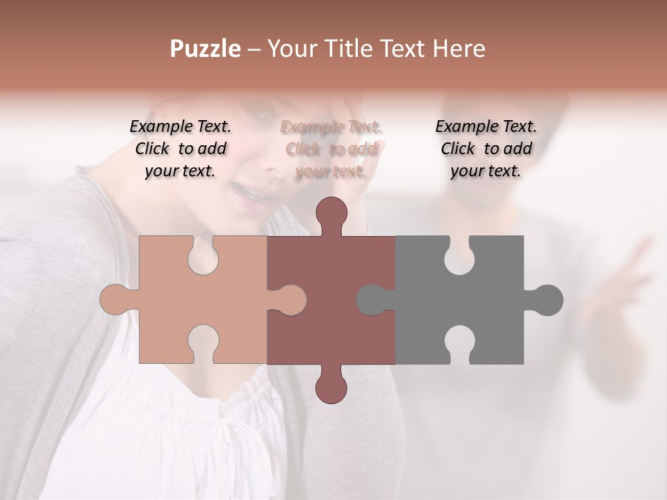 Disappointment Relationship Anger PowerPoint Template