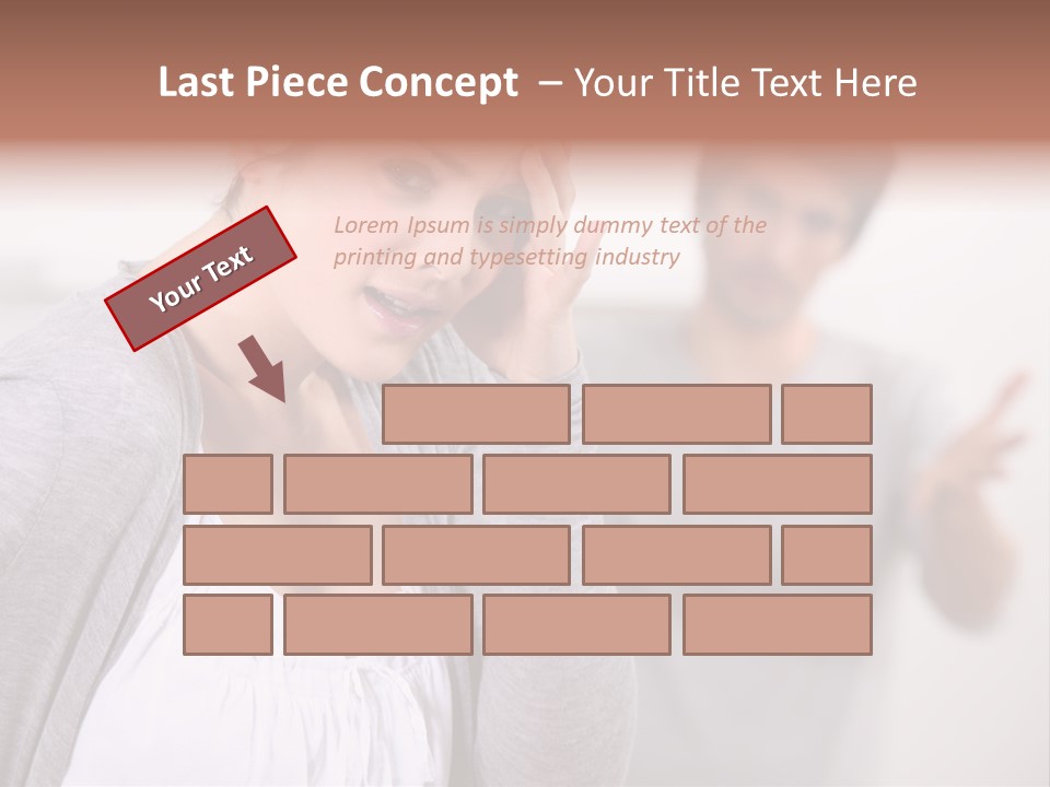 Disappointment Relationship Anger PowerPoint Template