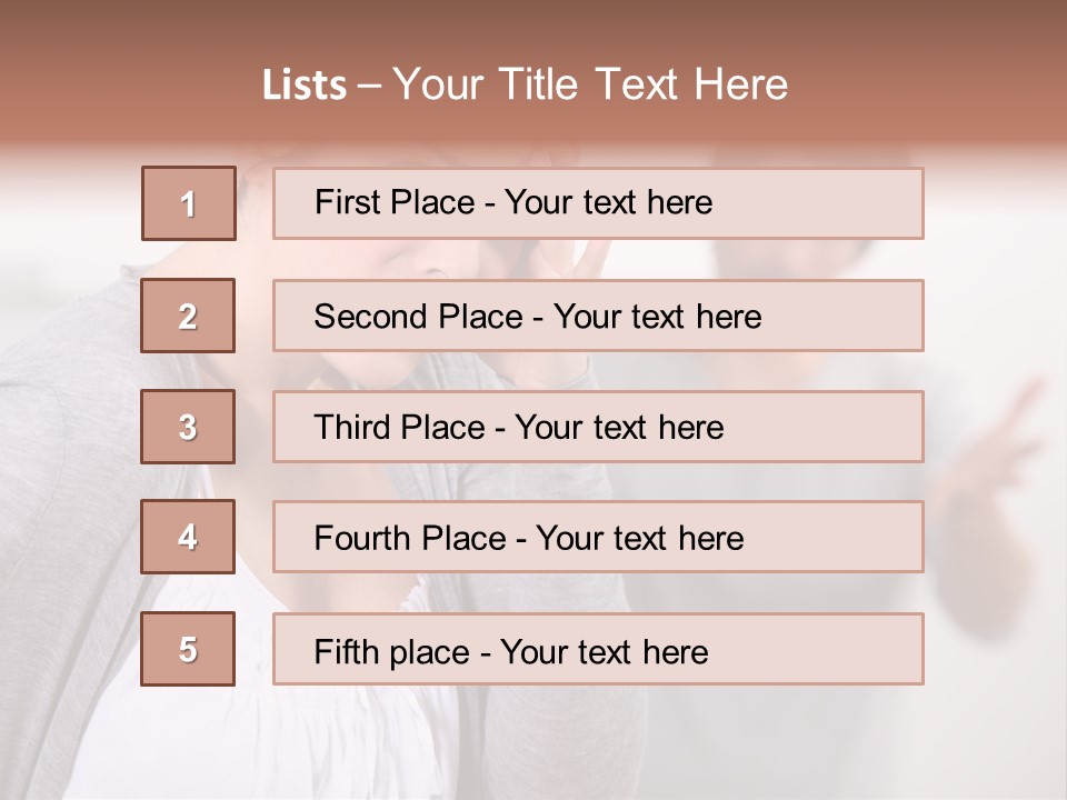 Disappointment Relationship Anger PowerPoint Template