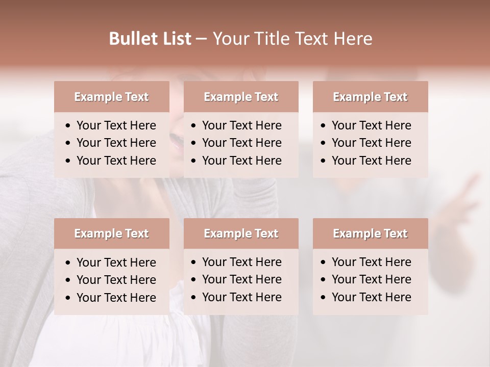 Disappointment Relationship Anger PowerPoint Template