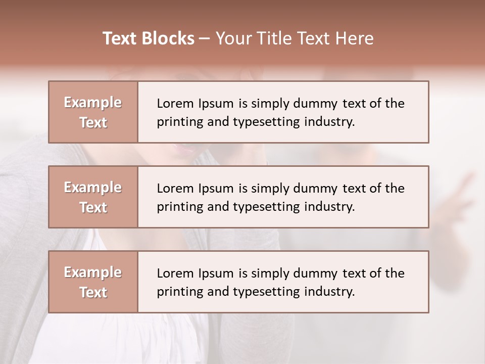 Disappointment Relationship Anger PowerPoint Template