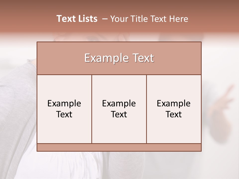 Disappointment Relationship Anger PowerPoint Template
