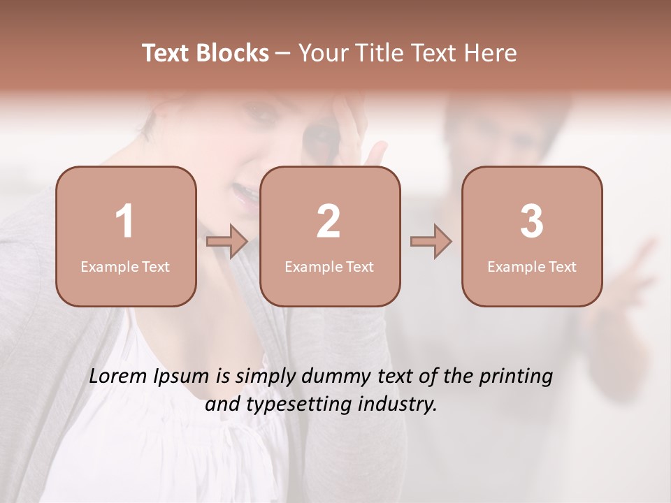 Disappointment Relationship Anger PowerPoint Template