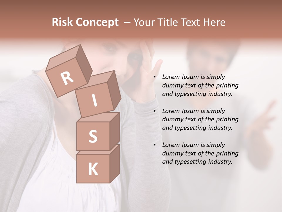 Disappointment Relationship Anger PowerPoint Template