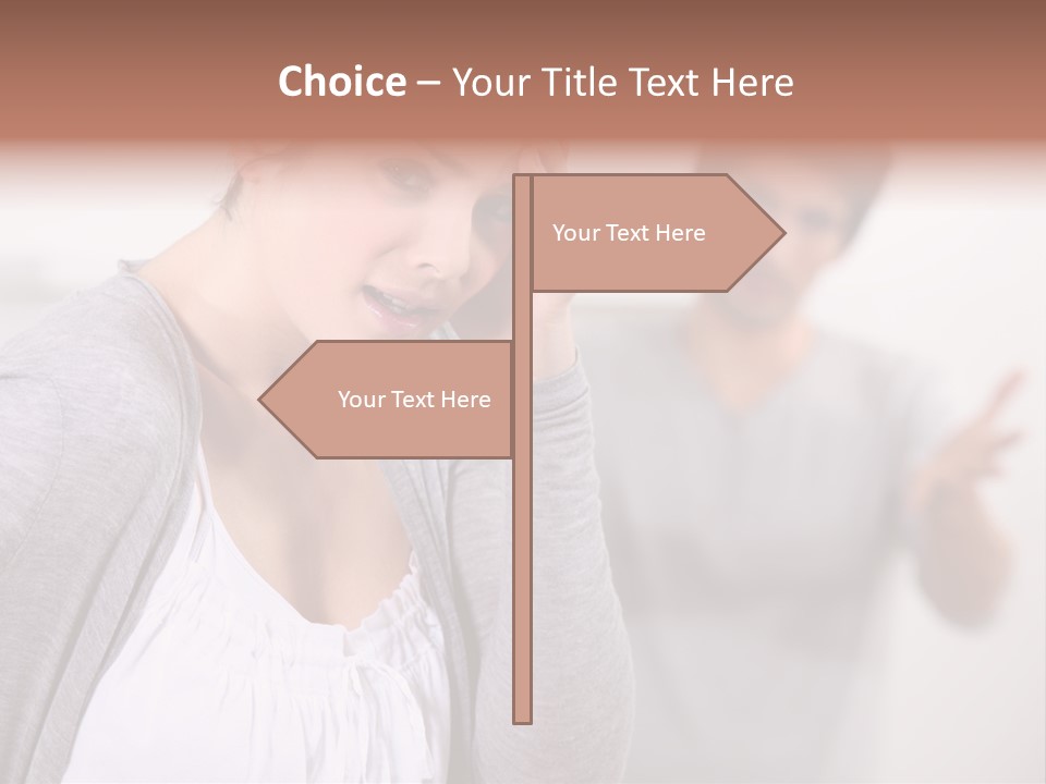 Disappointment Relationship Anger PowerPoint Template