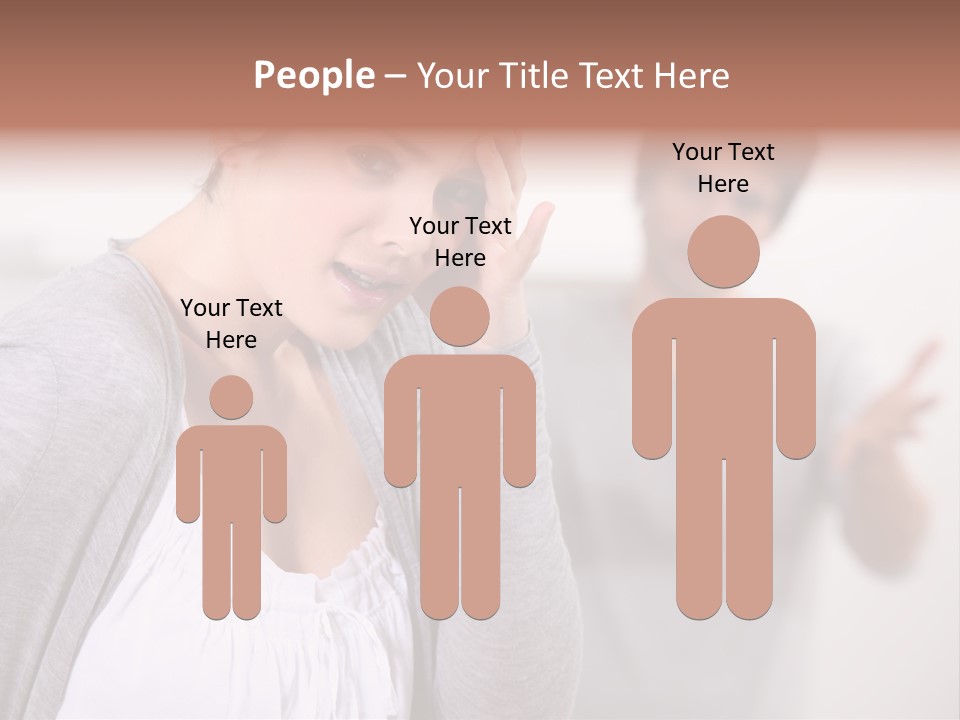 Disappointment Relationship Anger PowerPoint Template