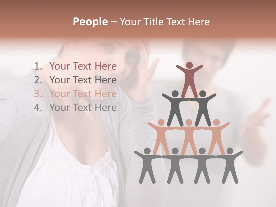 Disappointment Relationship Anger PowerPoint Template