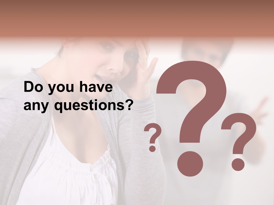 Disappointment Relationship Anger PowerPoint Template