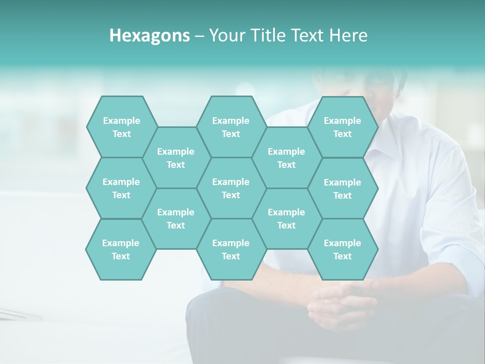 Caucasian Collar Businessman PowerPoint Template