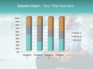 Caucasian Collar Businessman PowerPoint Template