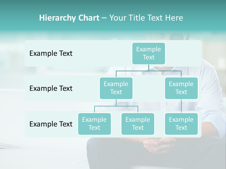 Caucasian Collar Businessman PowerPoint Template