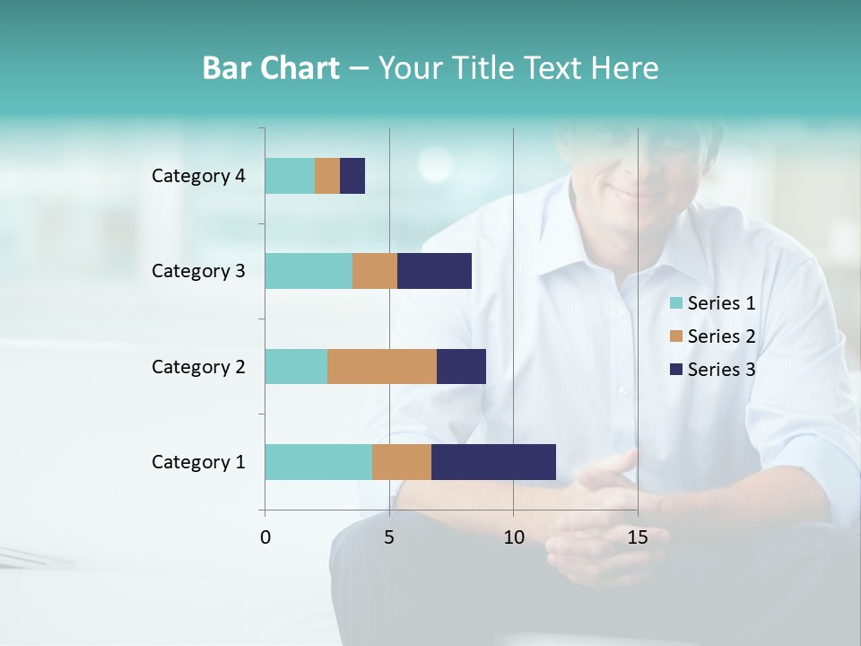 Caucasian Collar Businessman PowerPoint Template