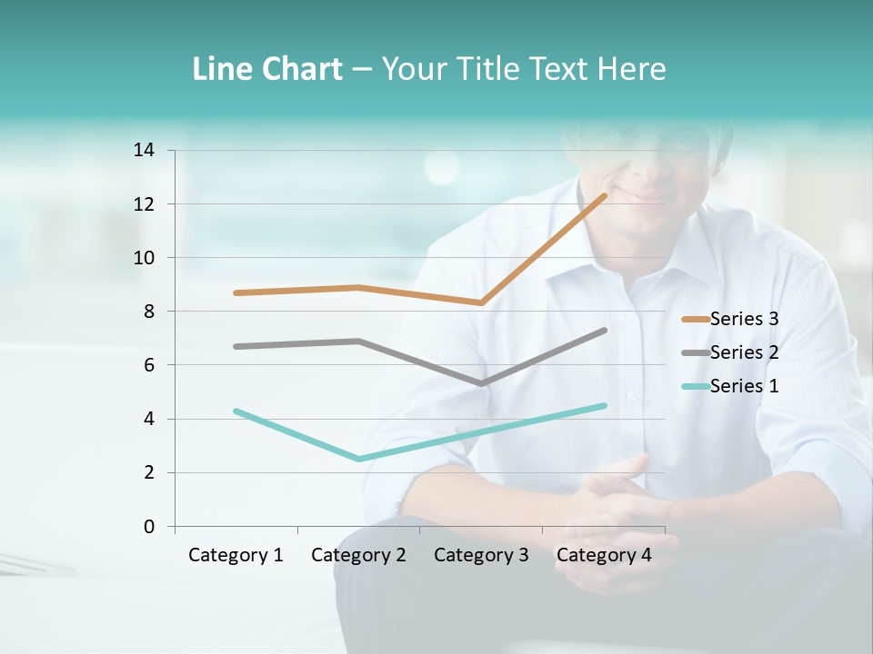 Caucasian Collar Businessman PowerPoint Template