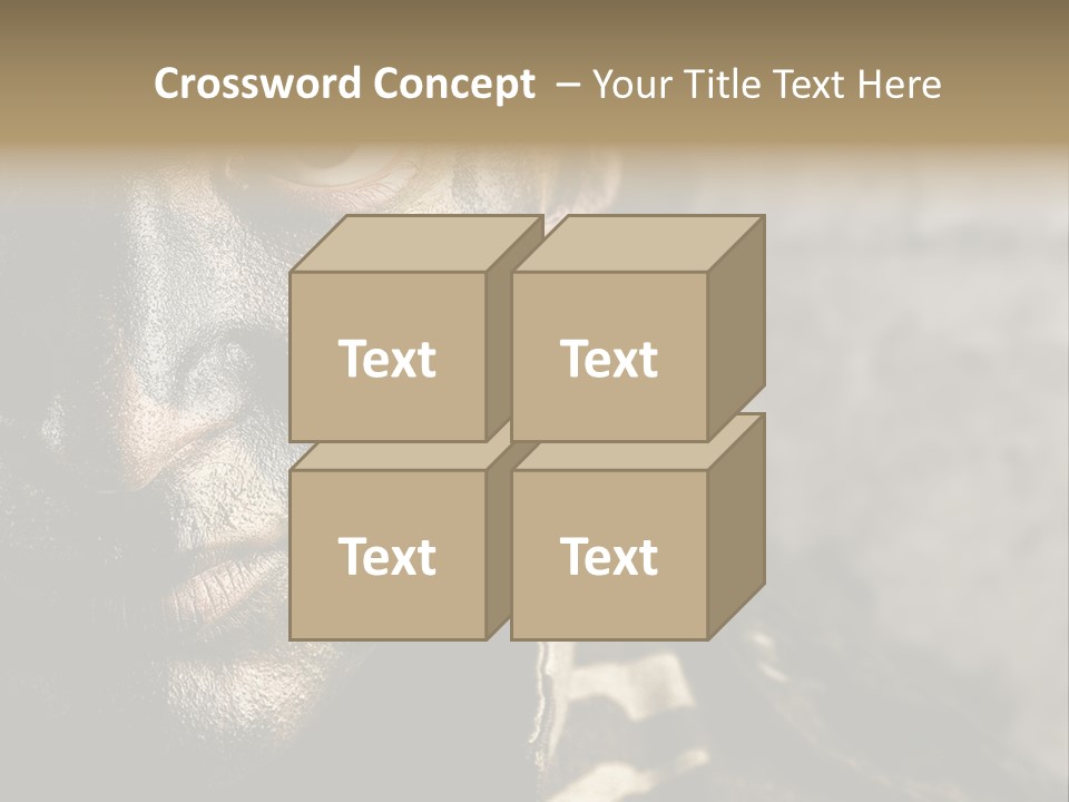 Material Texture Retro PowerPoint Template
