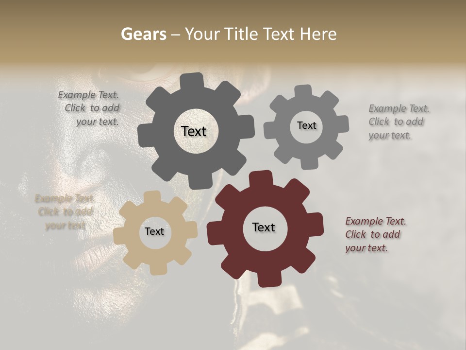 Material Texture Retro PowerPoint Template