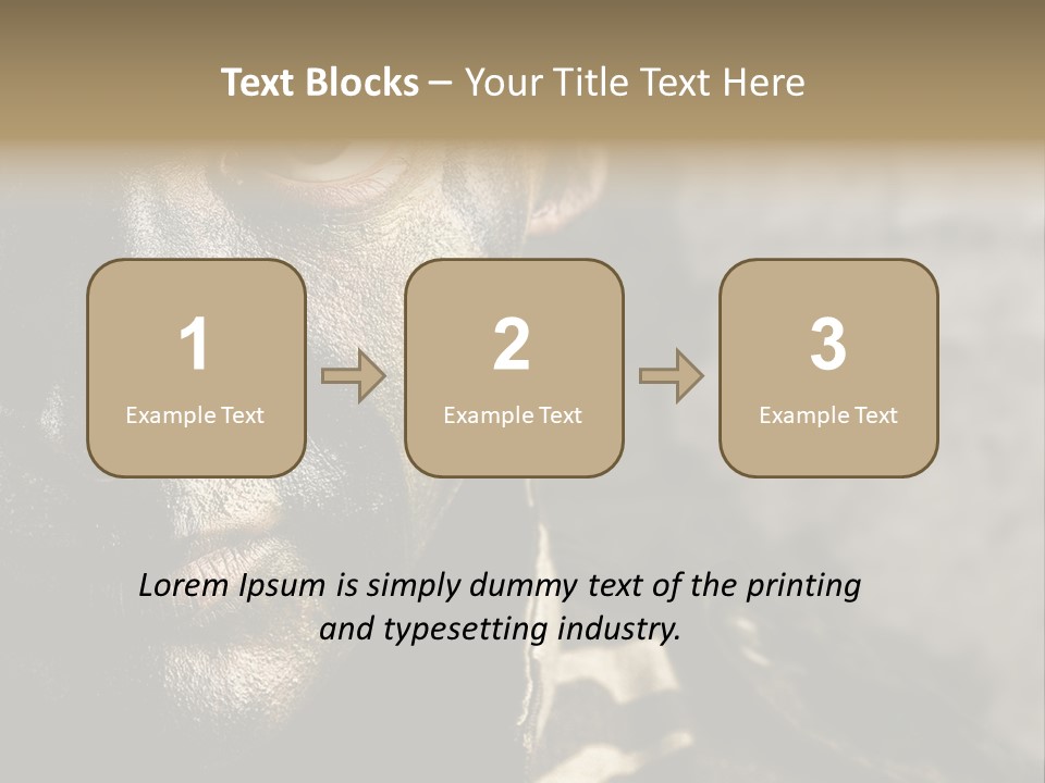 Material Texture Retro PowerPoint Template