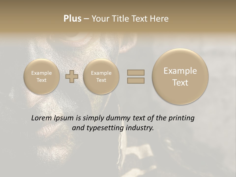 Material Texture Retro PowerPoint Template