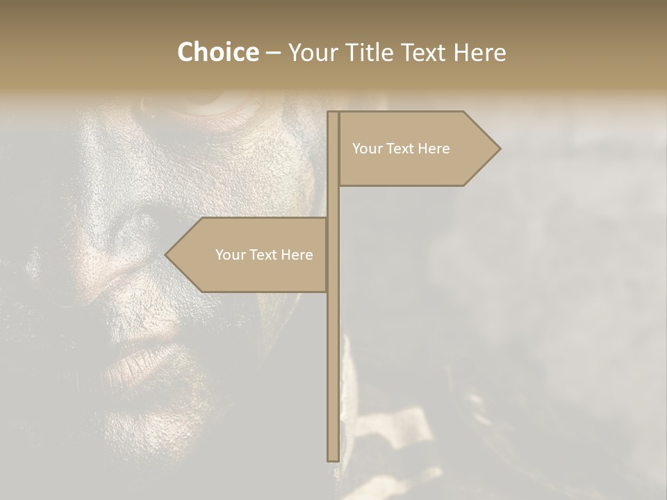 Material Texture Retro PowerPoint Template