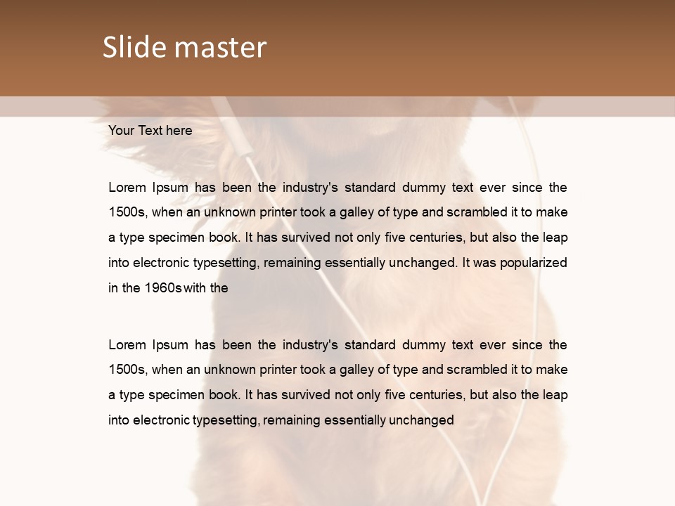 Dog Canine Puppy PowerPoint Template