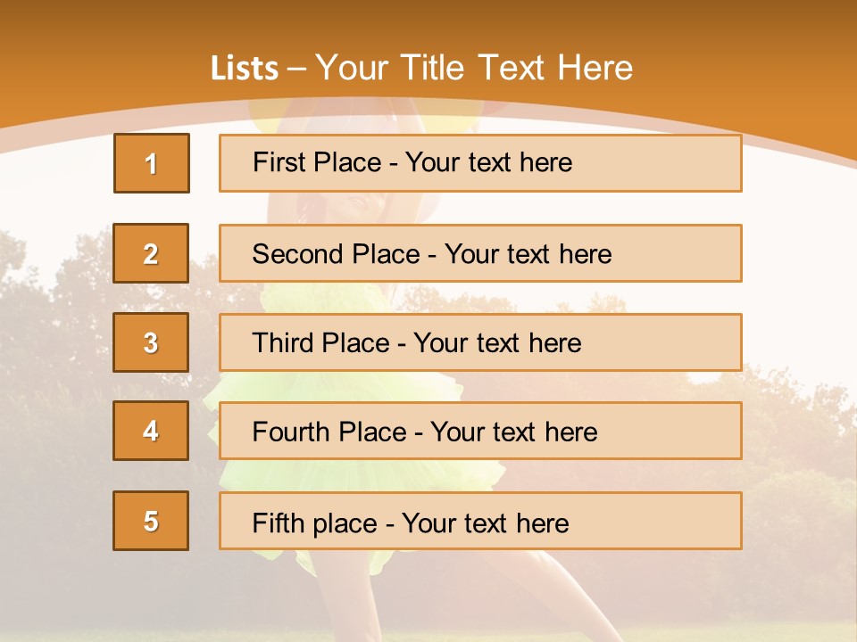 Carefree Clear Slim PowerPoint Template