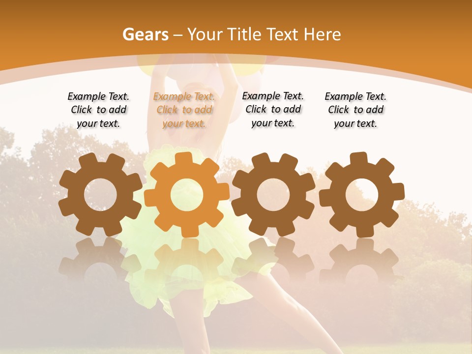 Carefree Clear Slim PowerPoint Template