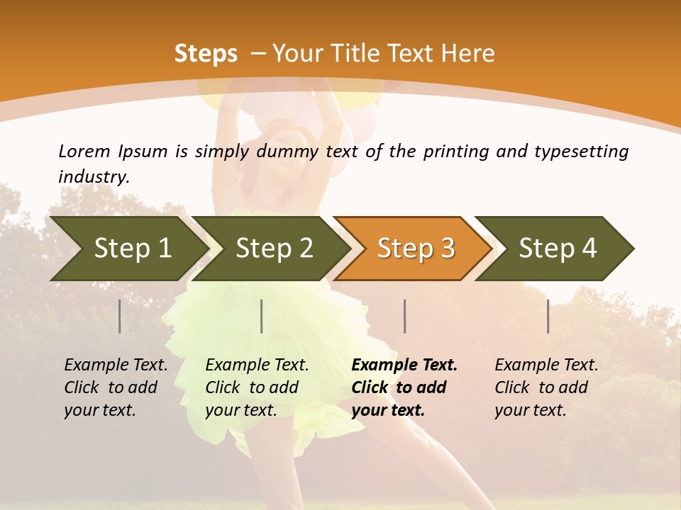 Carefree Clear Slim PowerPoint Template