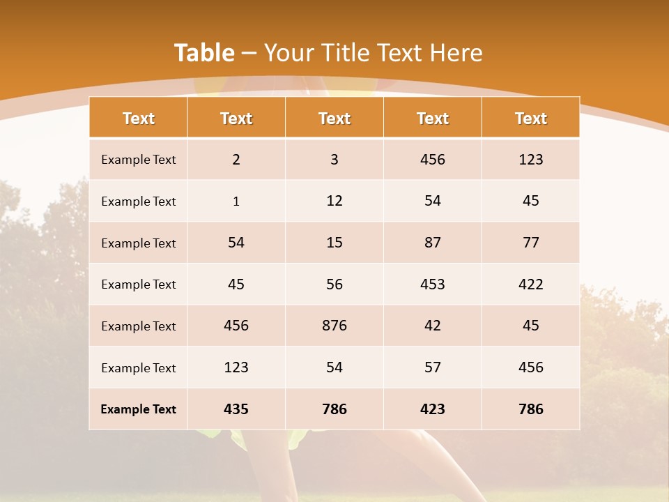 Carefree Clear Slim PowerPoint Template