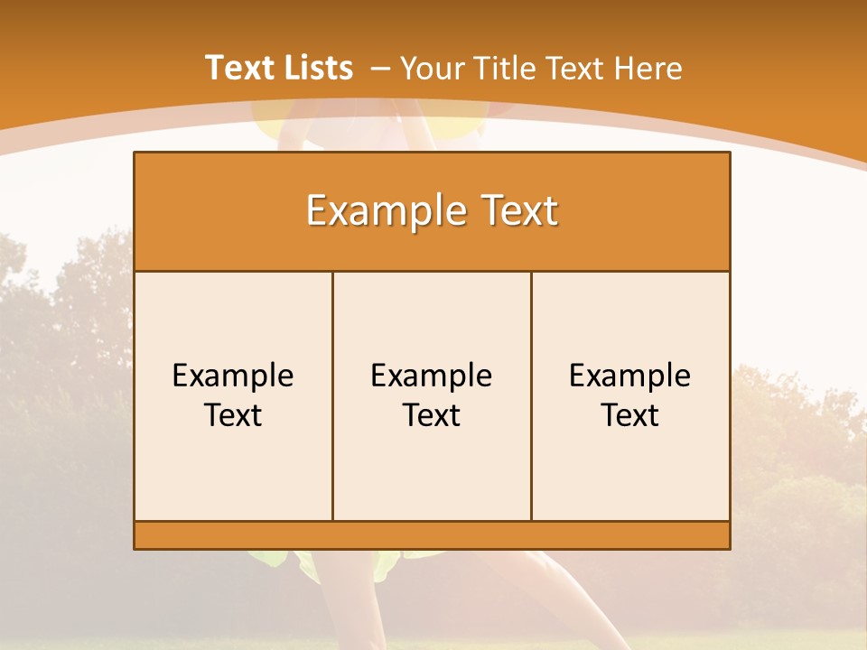 Carefree Clear Slim PowerPoint Template
