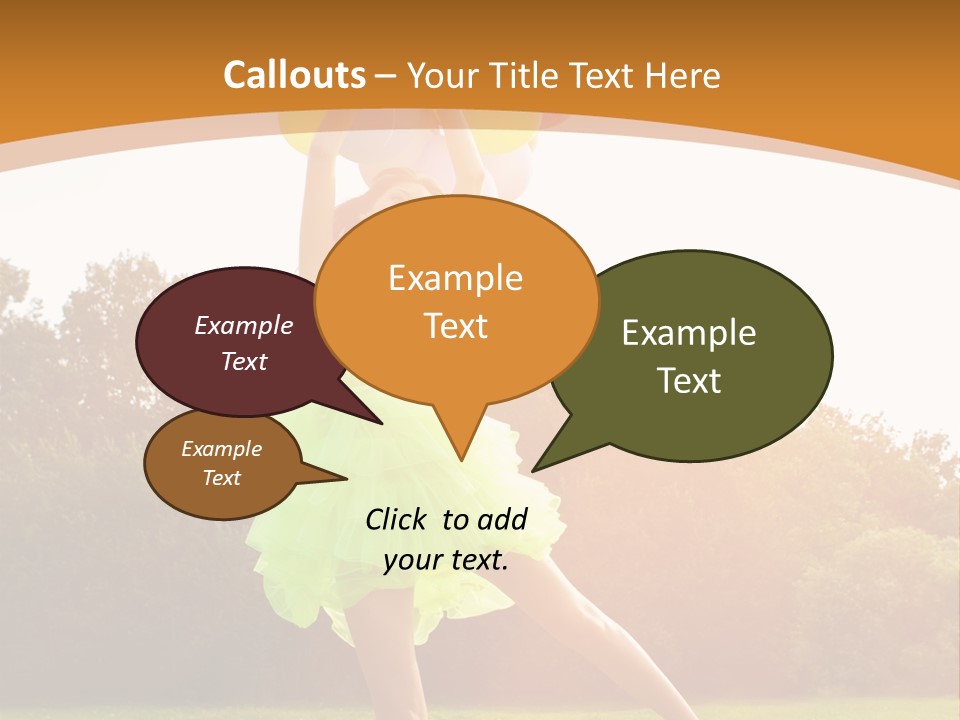 Carefree Clear Slim PowerPoint Template