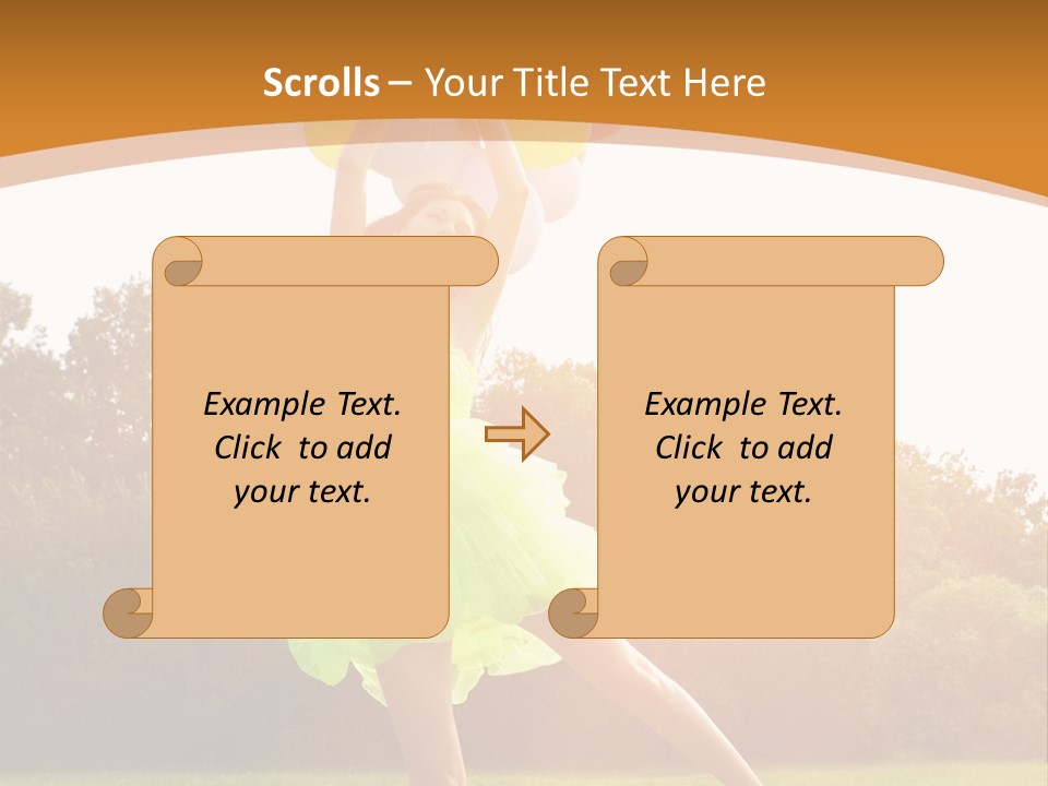 Carefree Clear Slim PowerPoint Template