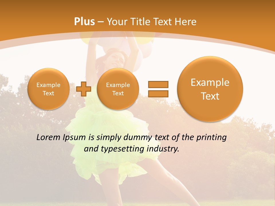 Carefree Clear Slim PowerPoint Template