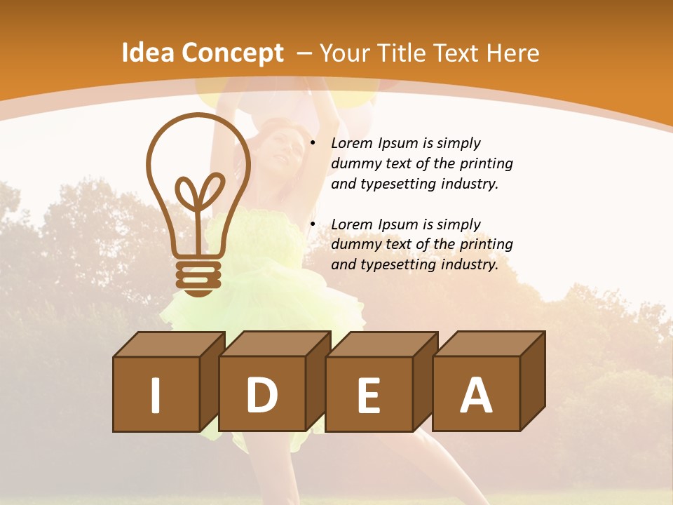 Carefree Clear Slim PowerPoint Template