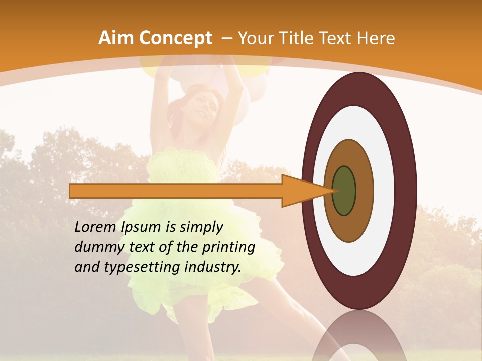 Carefree Clear Slim PowerPoint Template