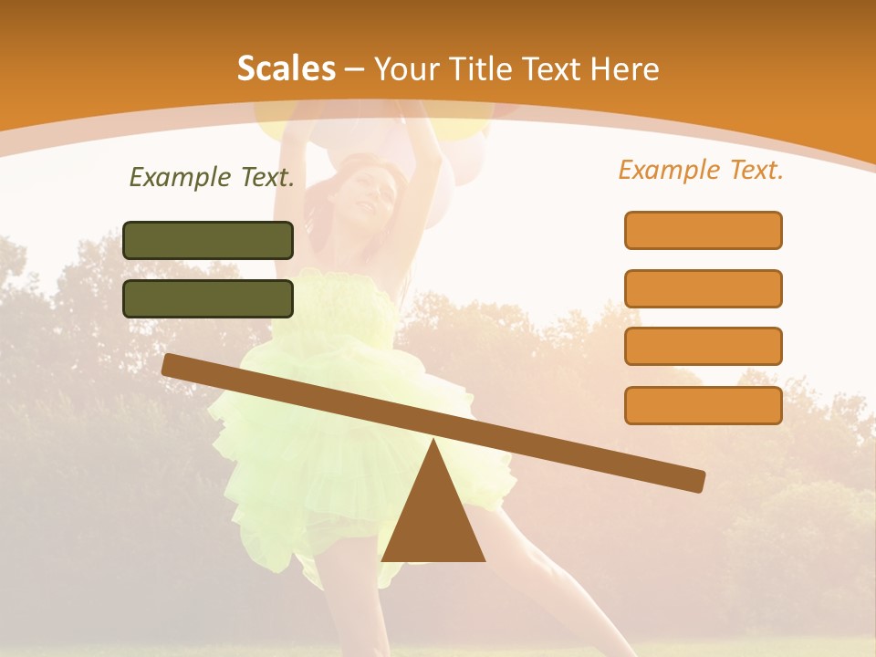 Carefree Clear Slim PowerPoint Template